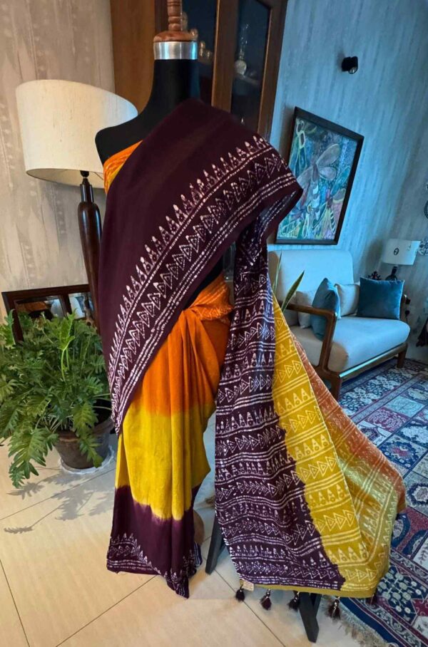 Rayon Silk Saree - Image 2