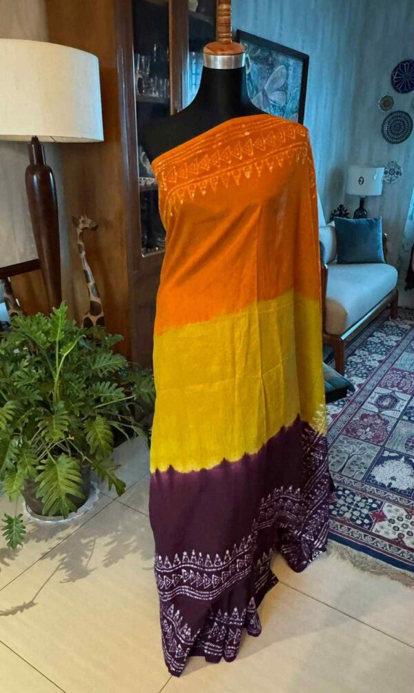 Rayon Silk Saree - Image 3