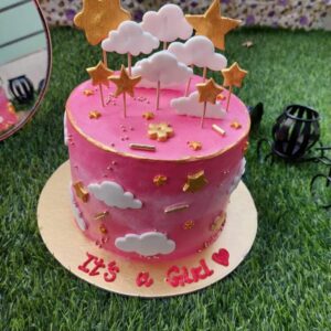 Red Velvet Cake with Customized Topping