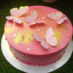 Excusive Red Velvet with Butterfly Topping